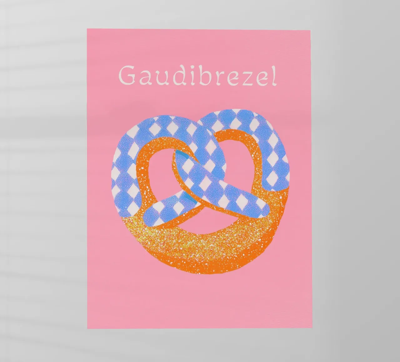 Gaudibrezel bavarese pellicola backlit da Carinaprint
