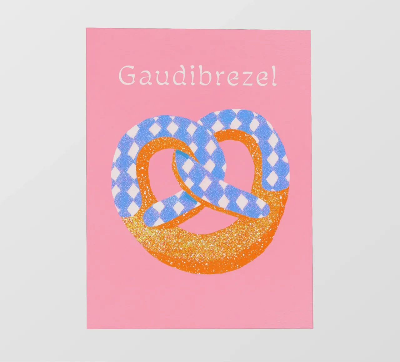Gaudibrezel bavarese pellicola backlit da Carinaprint