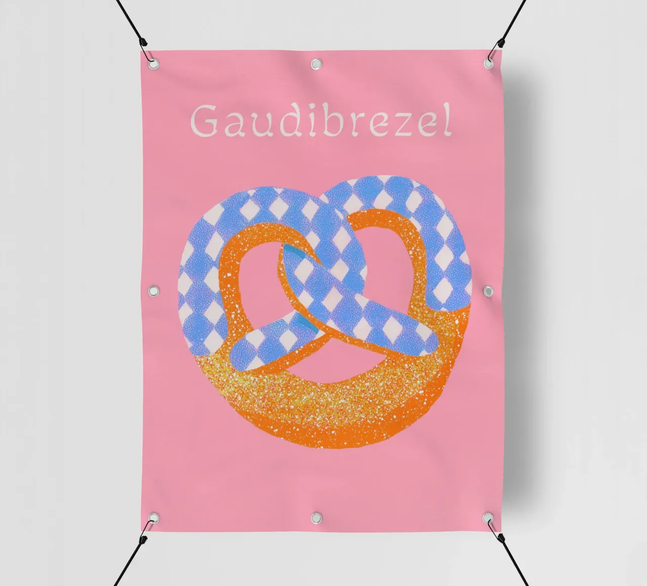 Gaudibrezel bavarese telo in pvc da Carinaprint