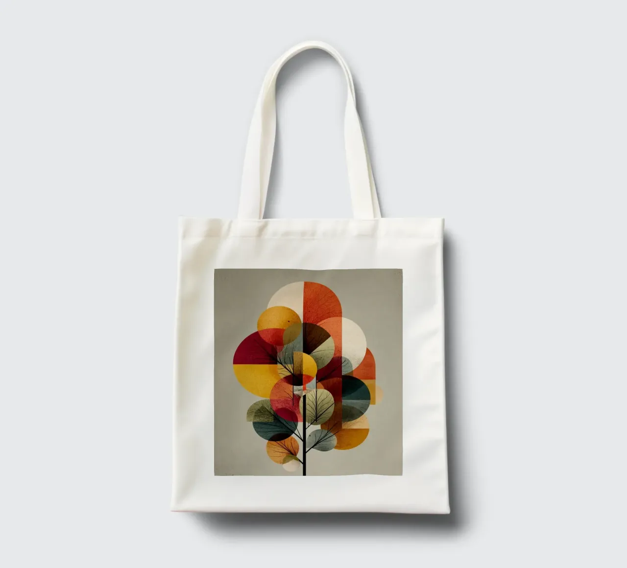 Tree of Seasons borsa in juta da Mosaic Dialogue