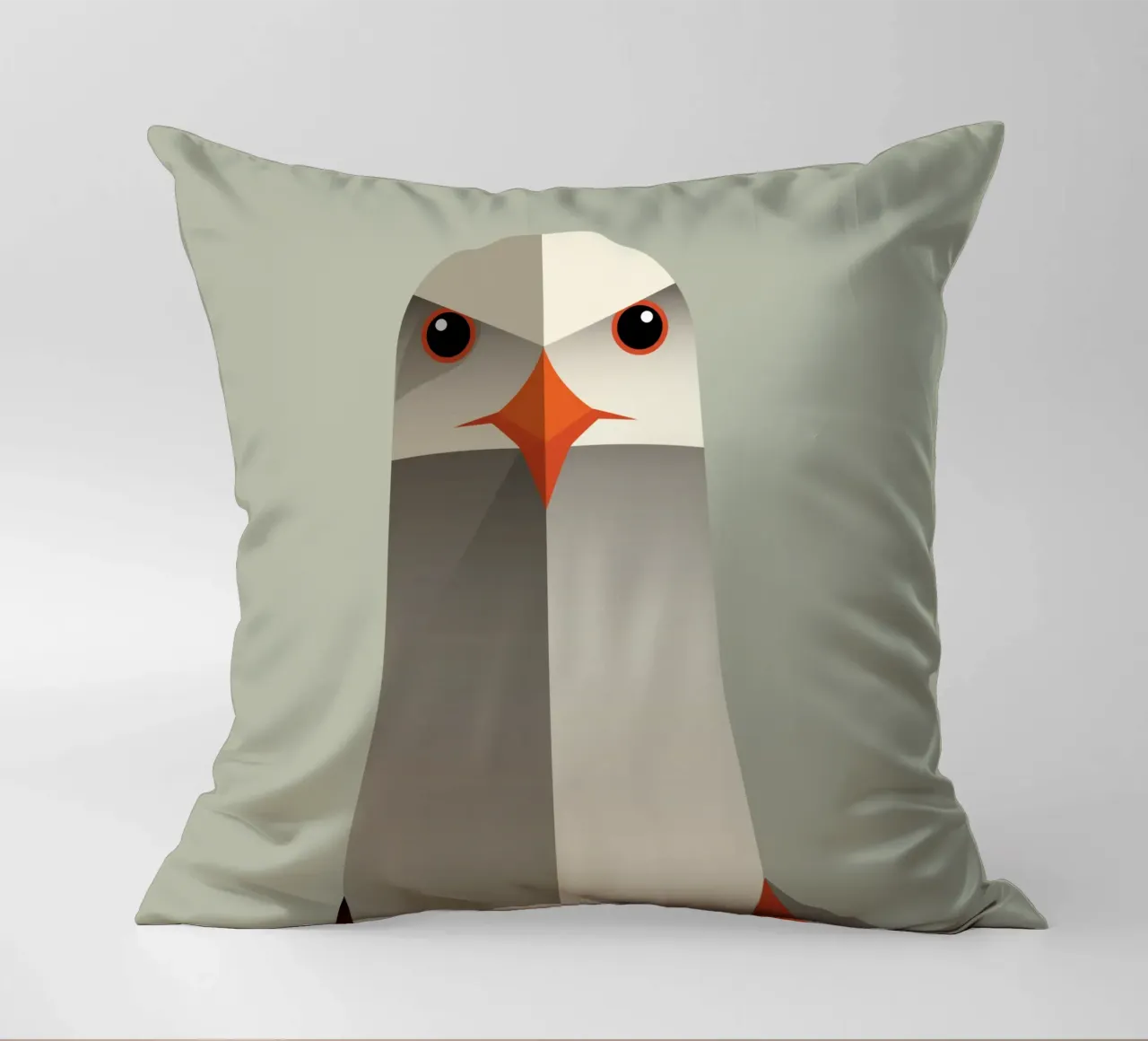 Minimalistischer Falke cuscino da DARIA IVANOVNA