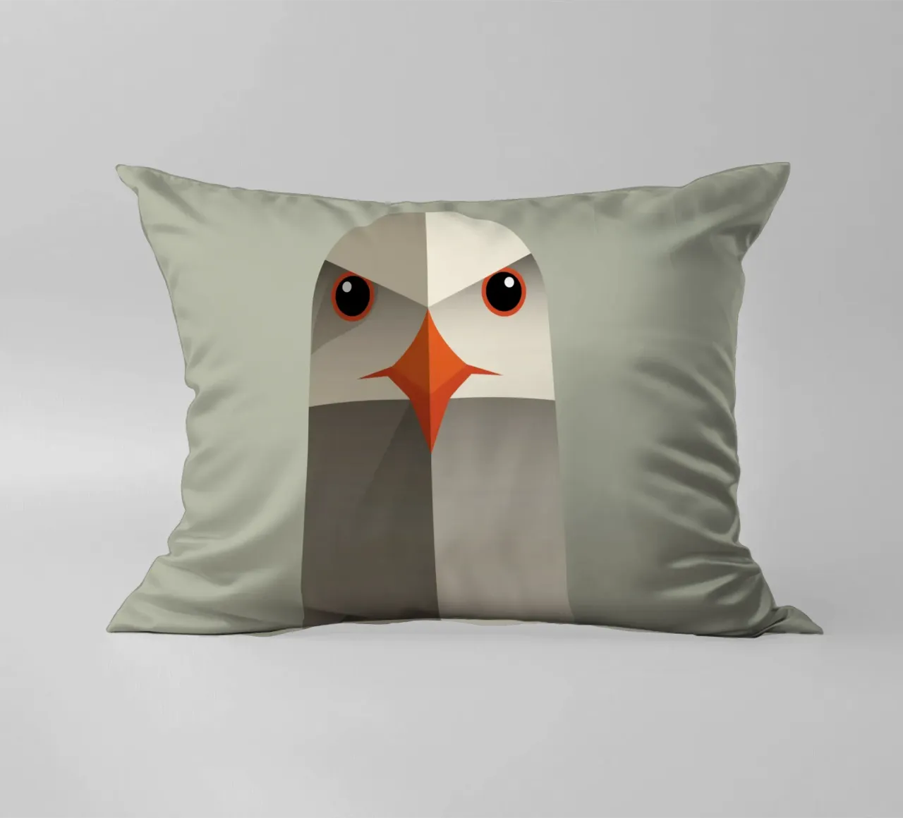 Minimalistischer Falke cuscino da DARIA IVANOVNA