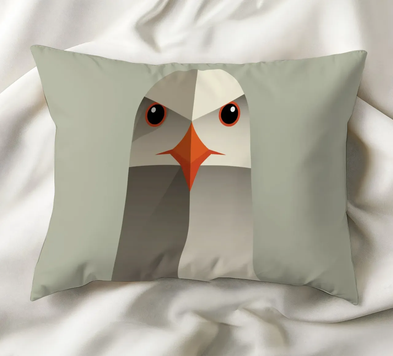 Minimalistischer Falke cuscino da DARIA IVANOVNA