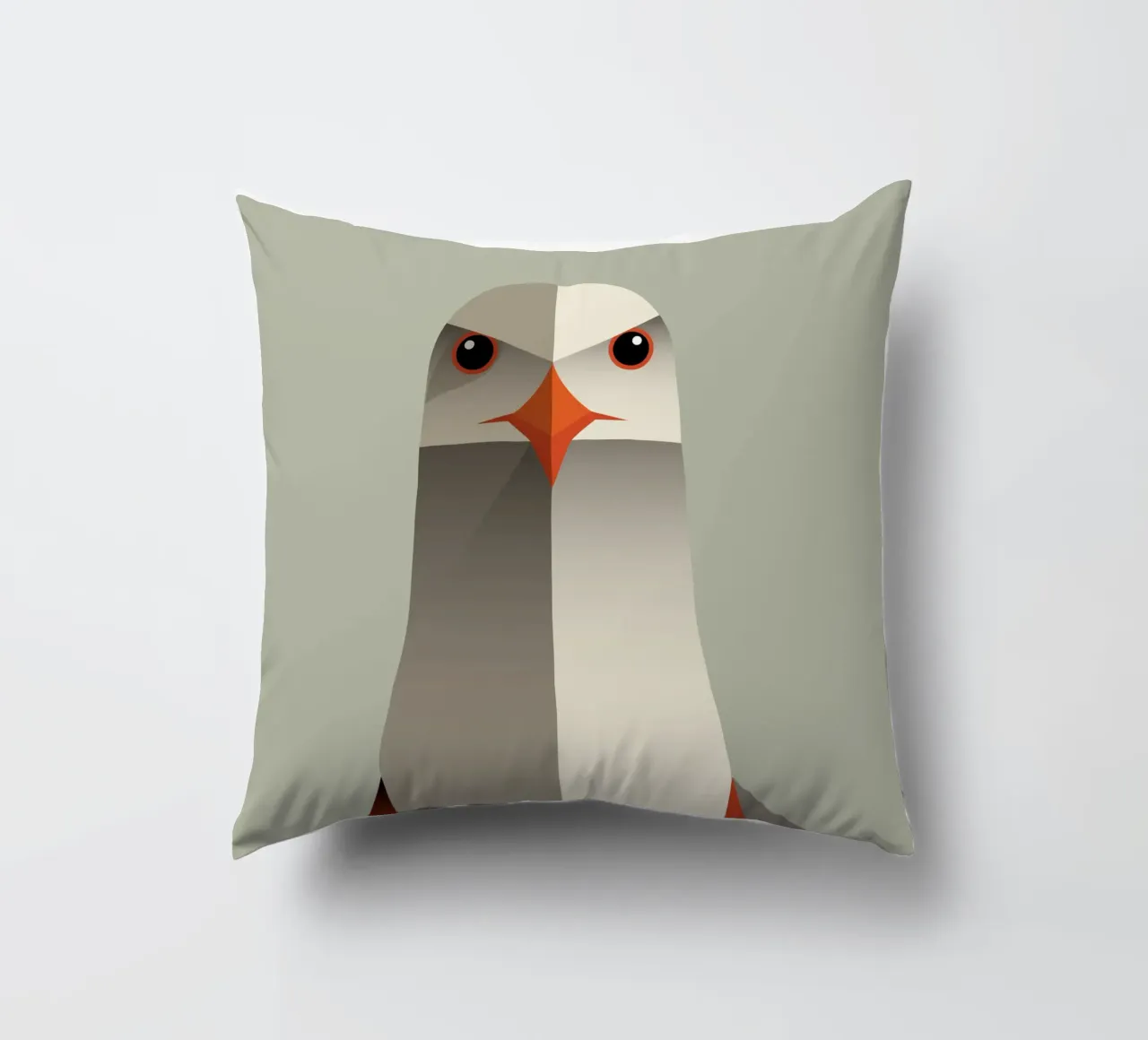 Minimalistischer Falke cuscino da DARIA IVANOVNA