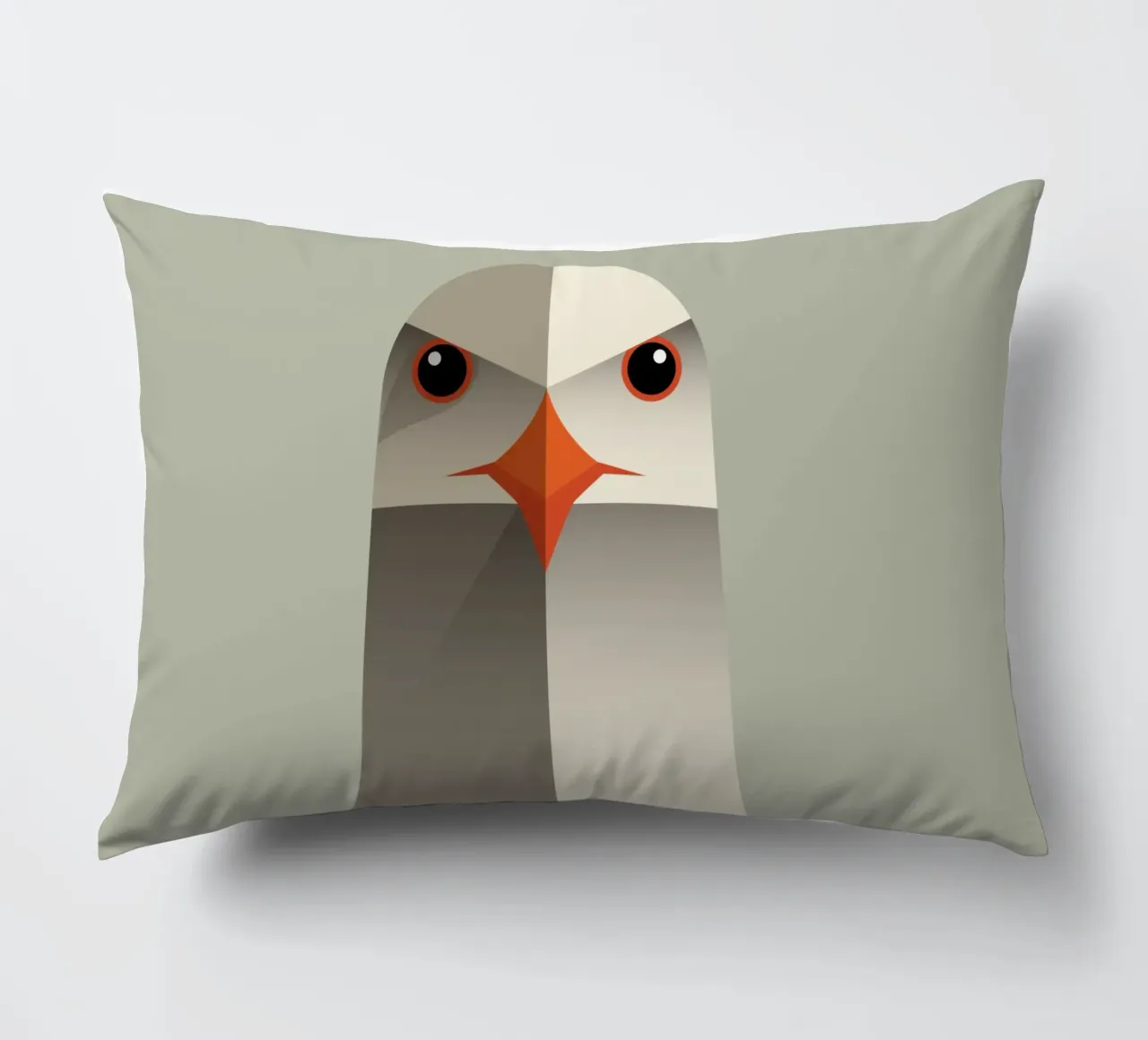 Minimalistischer Falke cuscino da DARIA IVANOVNA