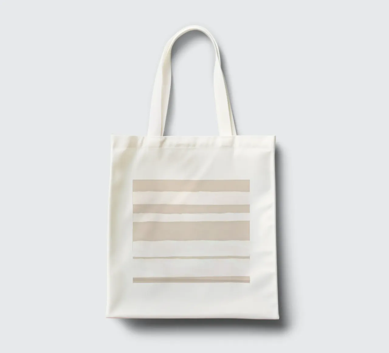 Strips 2A | Sandy Tan Pastels borsa in juta da sabidussi