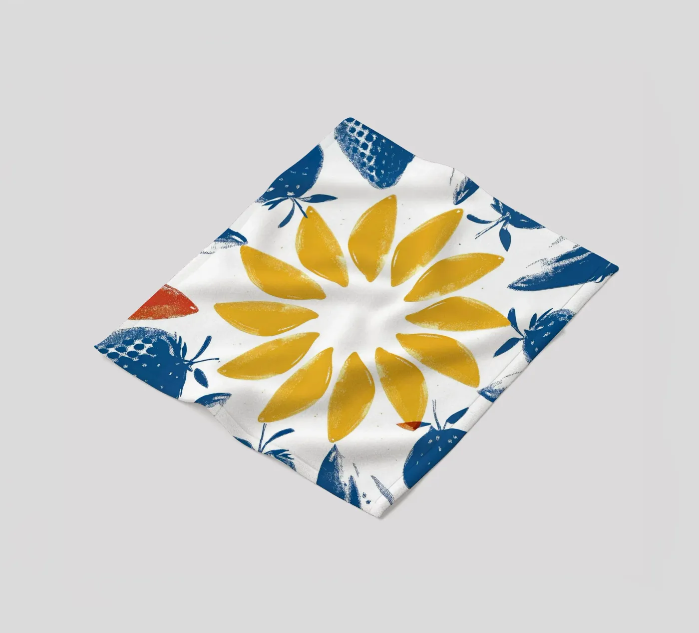 Früchte Fleecedecke von PREKETEWE