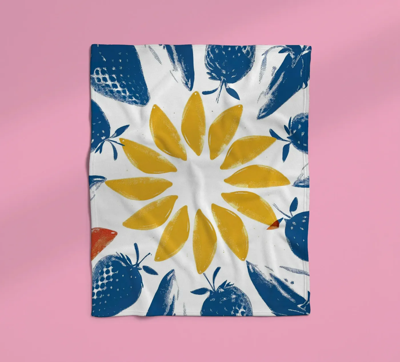 Früchte Fleecedecke von PREKETEWE