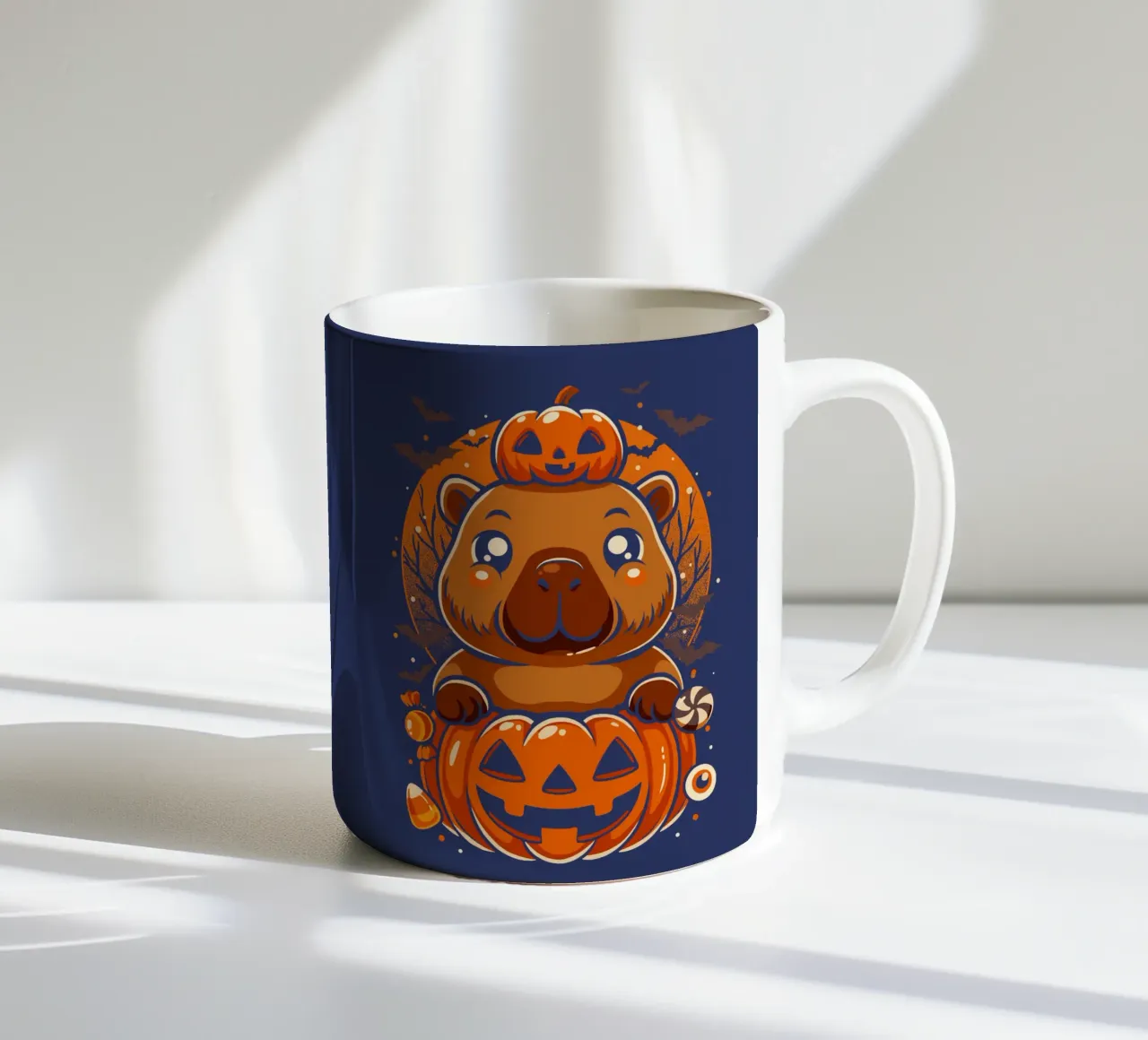 Carina la zucca del capibara tazza in ceramica da LM2KONE