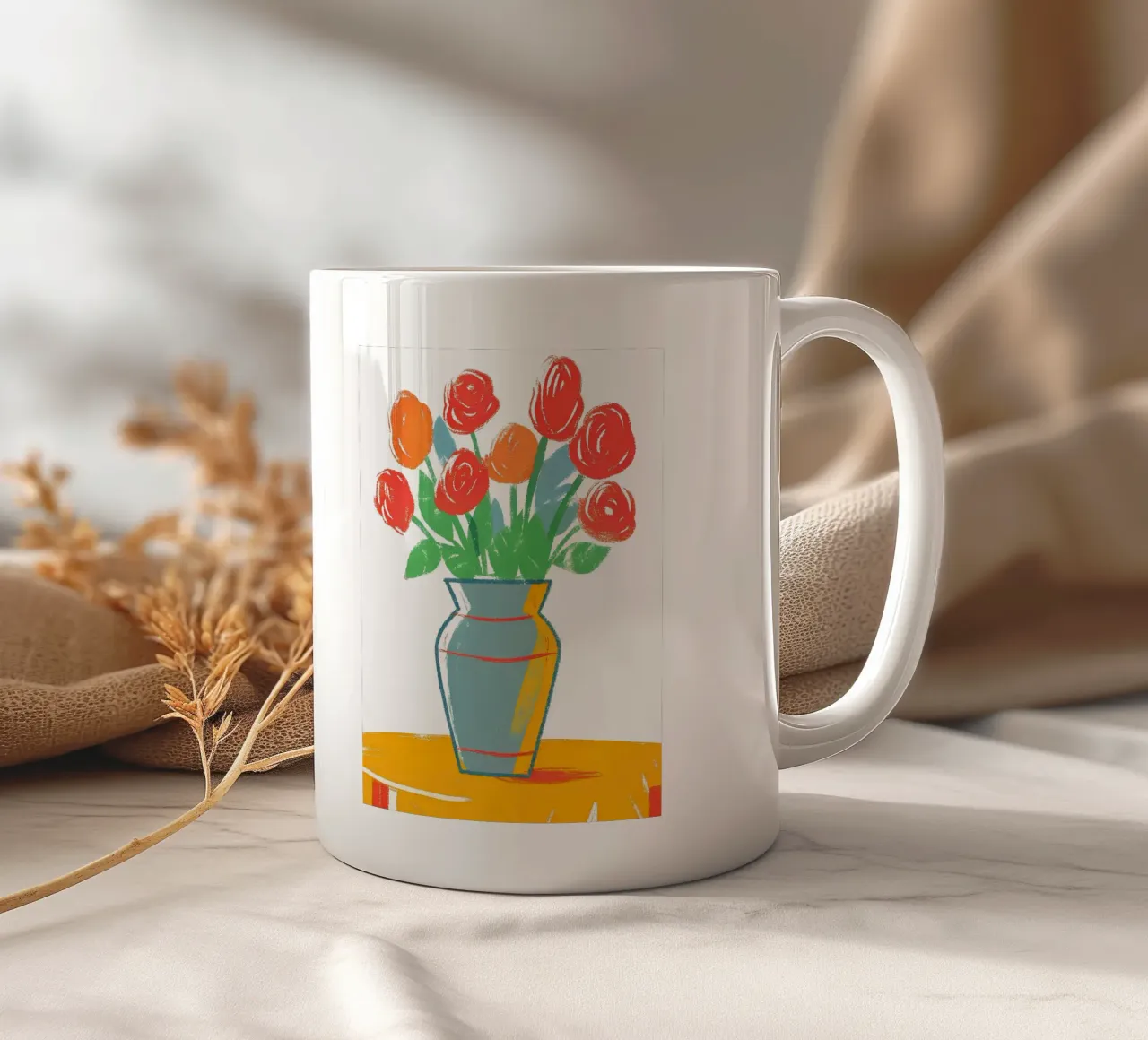 Vaso per fiori estetico tazza in ceramica da PREKETEWE