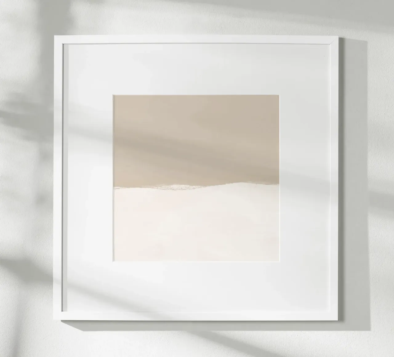 Strips 2B | Sandy Pastel poster con telaio in legno da sabidussi