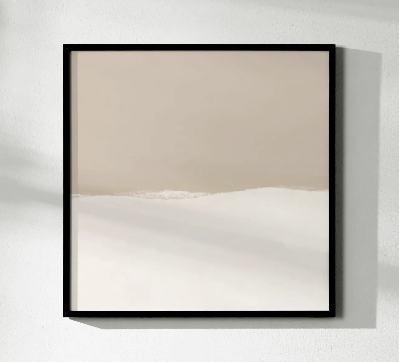 Strips 2B | Sandy Pastel poster con telaio in legno da sabidussi
