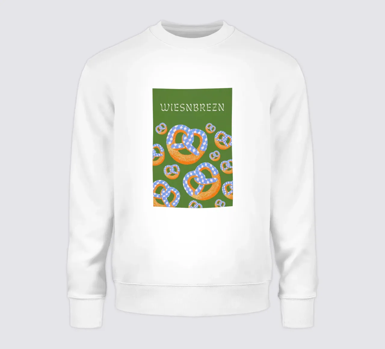 Pretzel Wiesn, verde felpa da Carinaprint