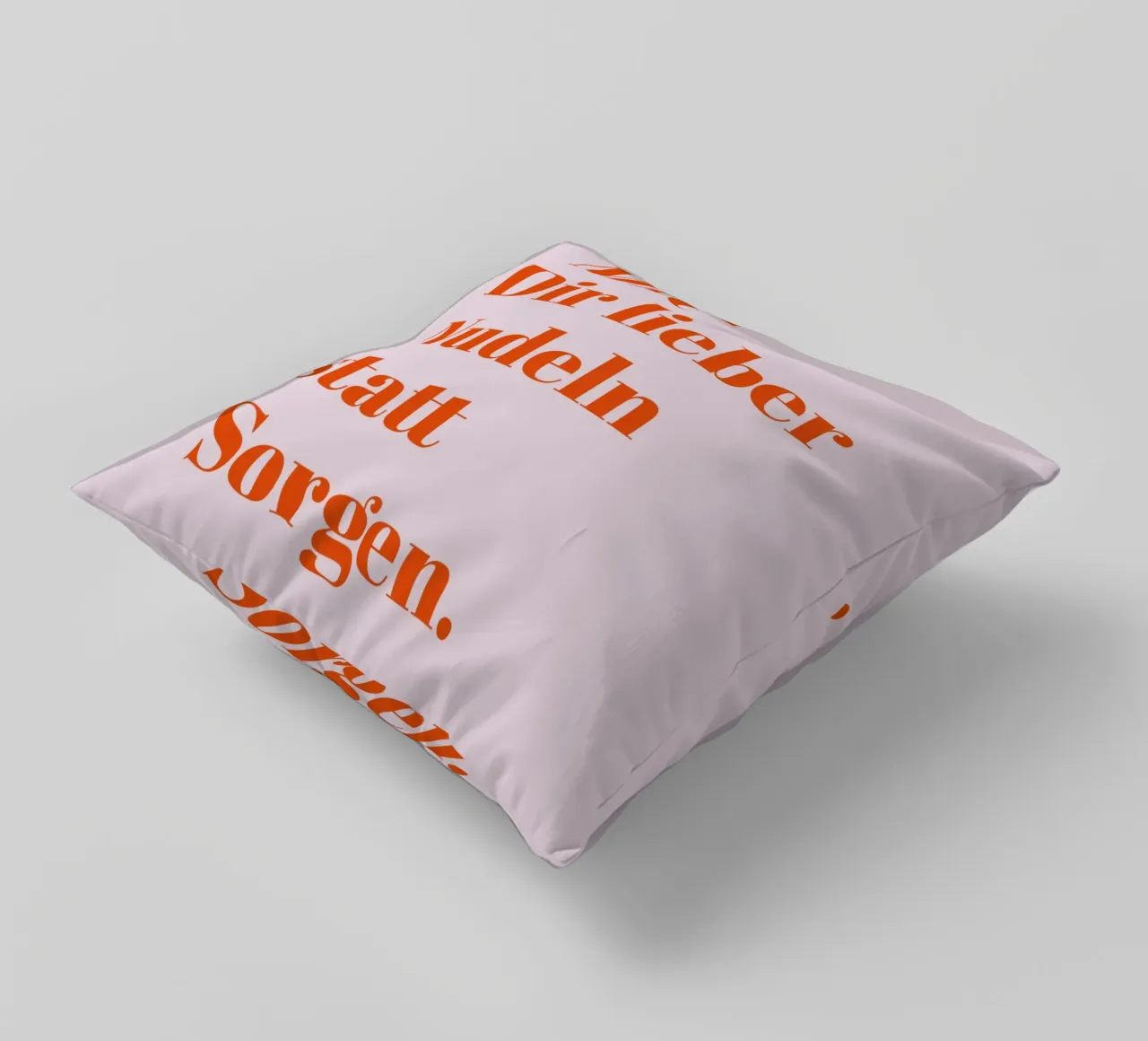 Preparare la pasta invece di preoccuparsi cuscino da Typo Designs