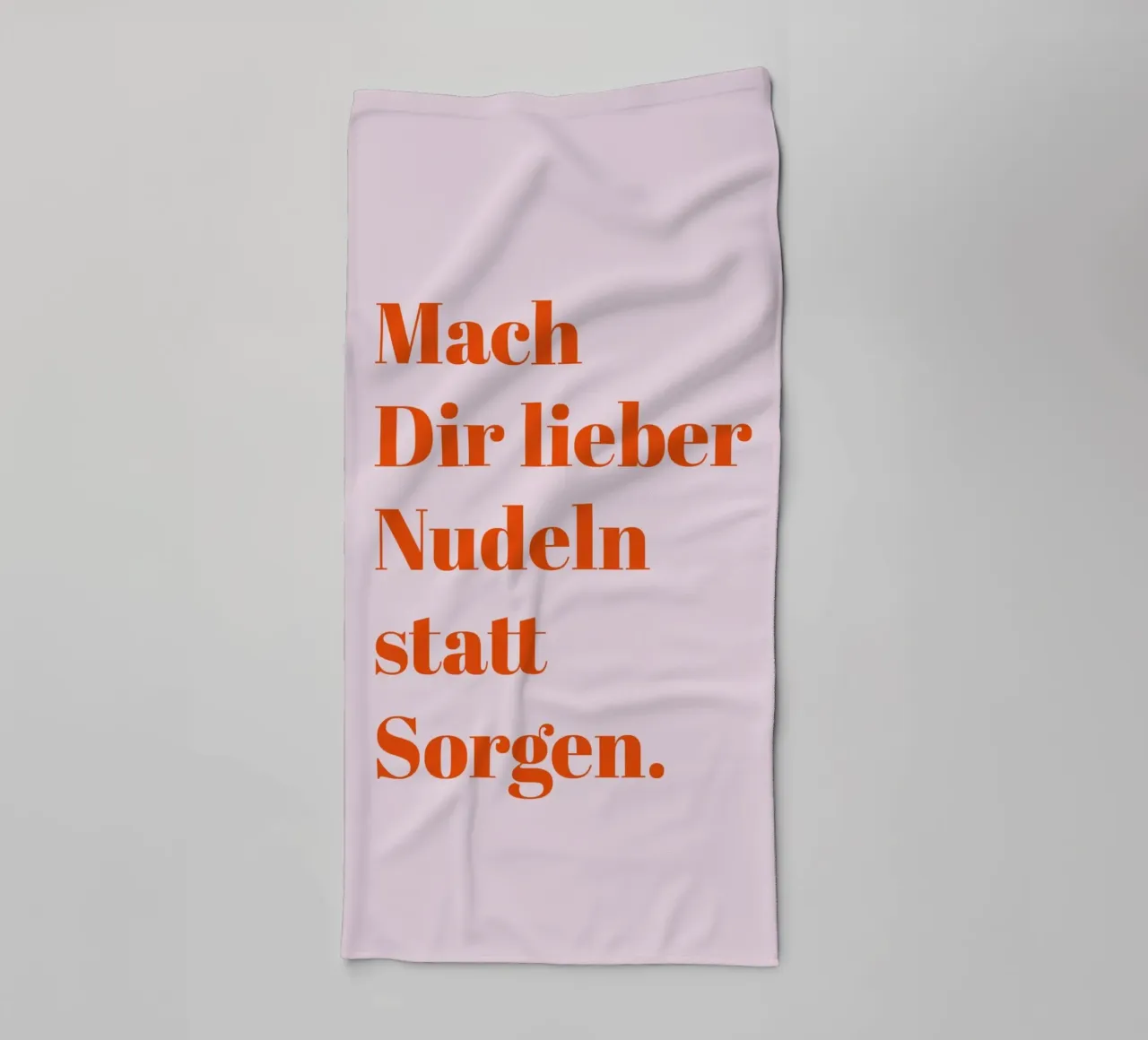 Make pasta instead of worrying towel by Typo Designs