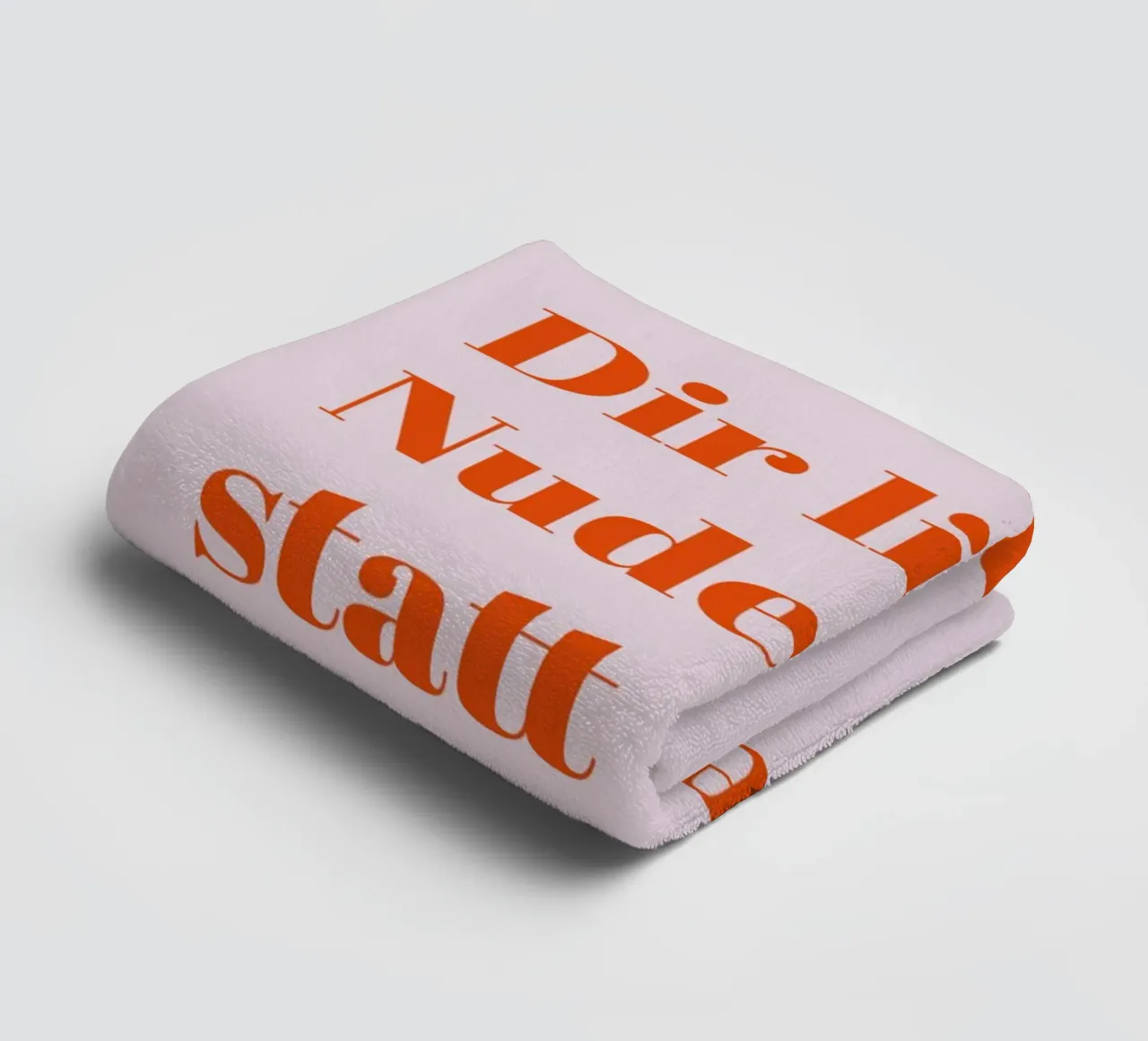 Make pasta instead of worrying towel by Typo Designs