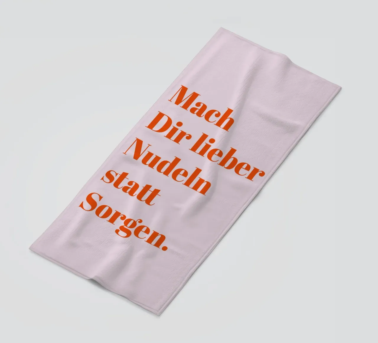 Preparare la pasta invece di preoccuparsi telo mare da Typo Designs