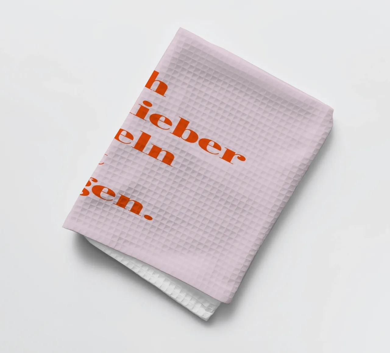 Make pasta instead of worrying tea towel by Typo Designs