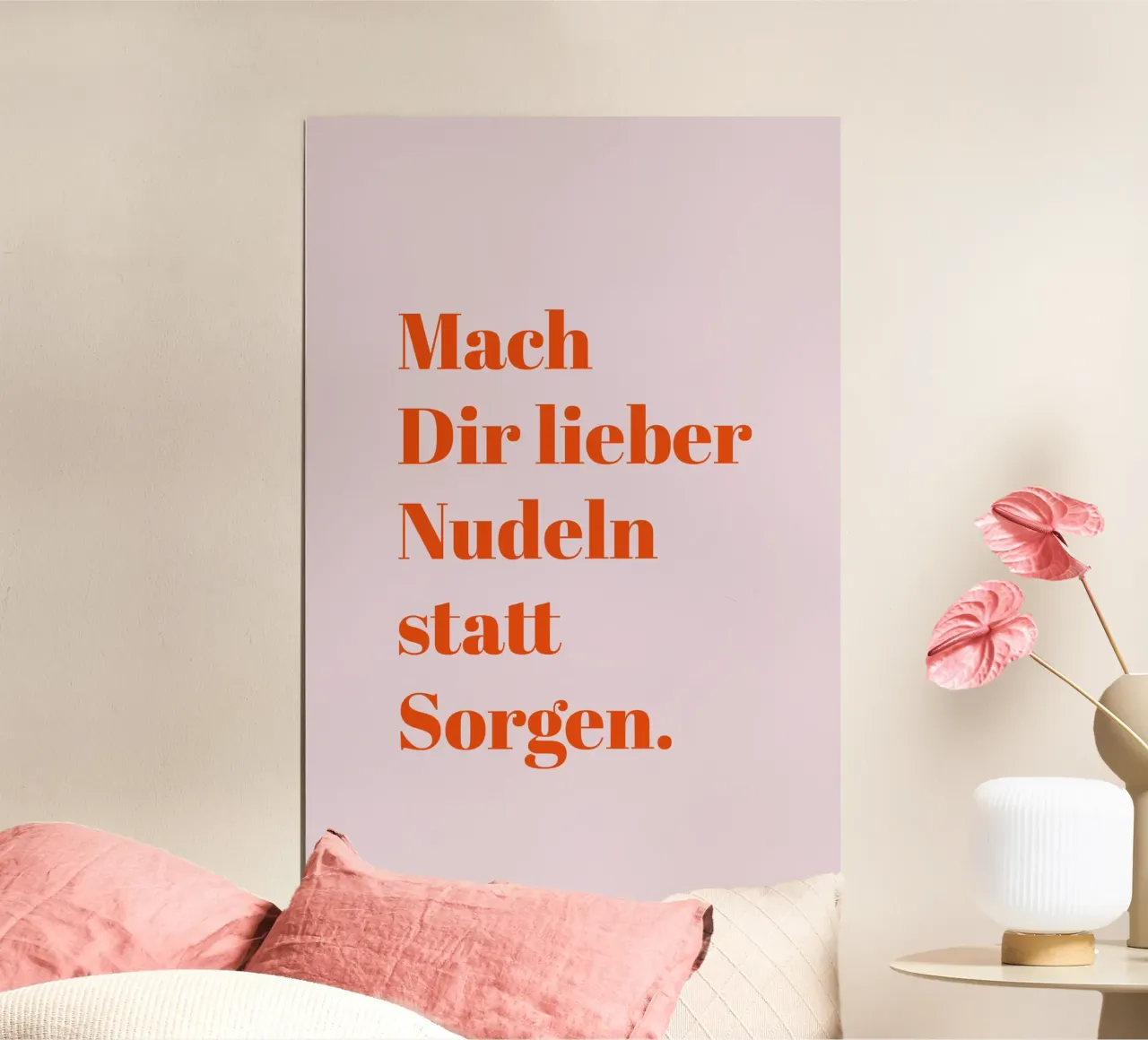 Make pasta instead of worrying hahnemühle by Typo Designs