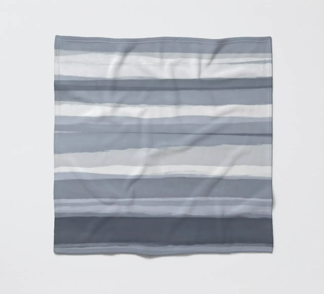 Strips 3 | Indigo Minimal Pastel coperta in pile da sabidussi