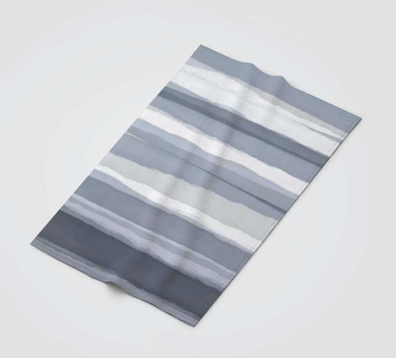 Strips 3 | Indigo Minimal Pastel coperta in pile da sabidussi