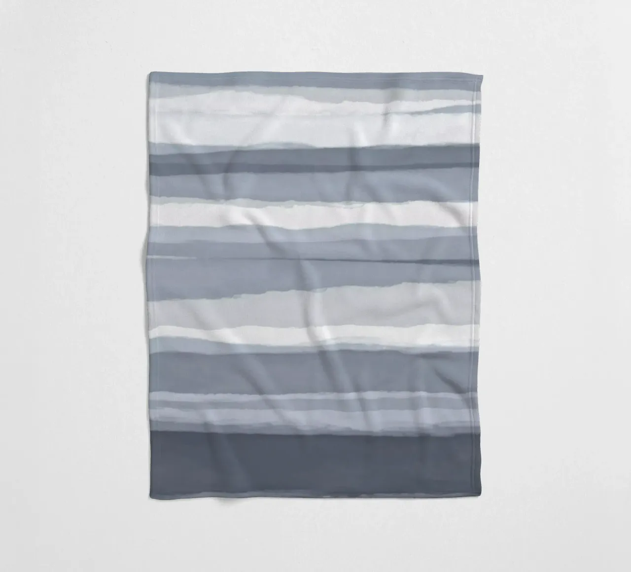 Strips 3 | Indigo Minimal Pastel coperta in pile da sabidussi