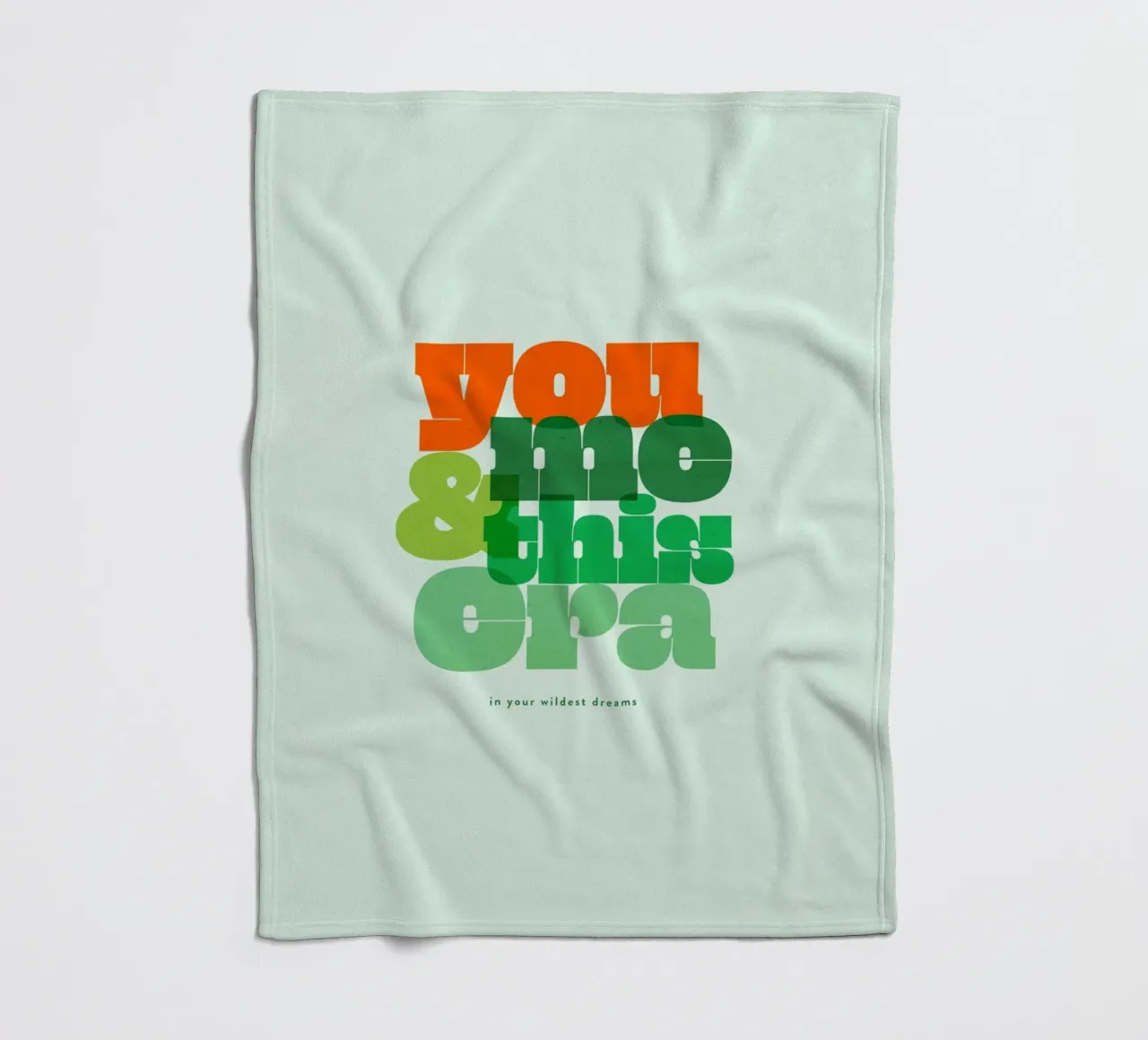 Tu, io e quest'epoca - Tipografia retro Dopamina coperta in pile da Dominique Vari Words