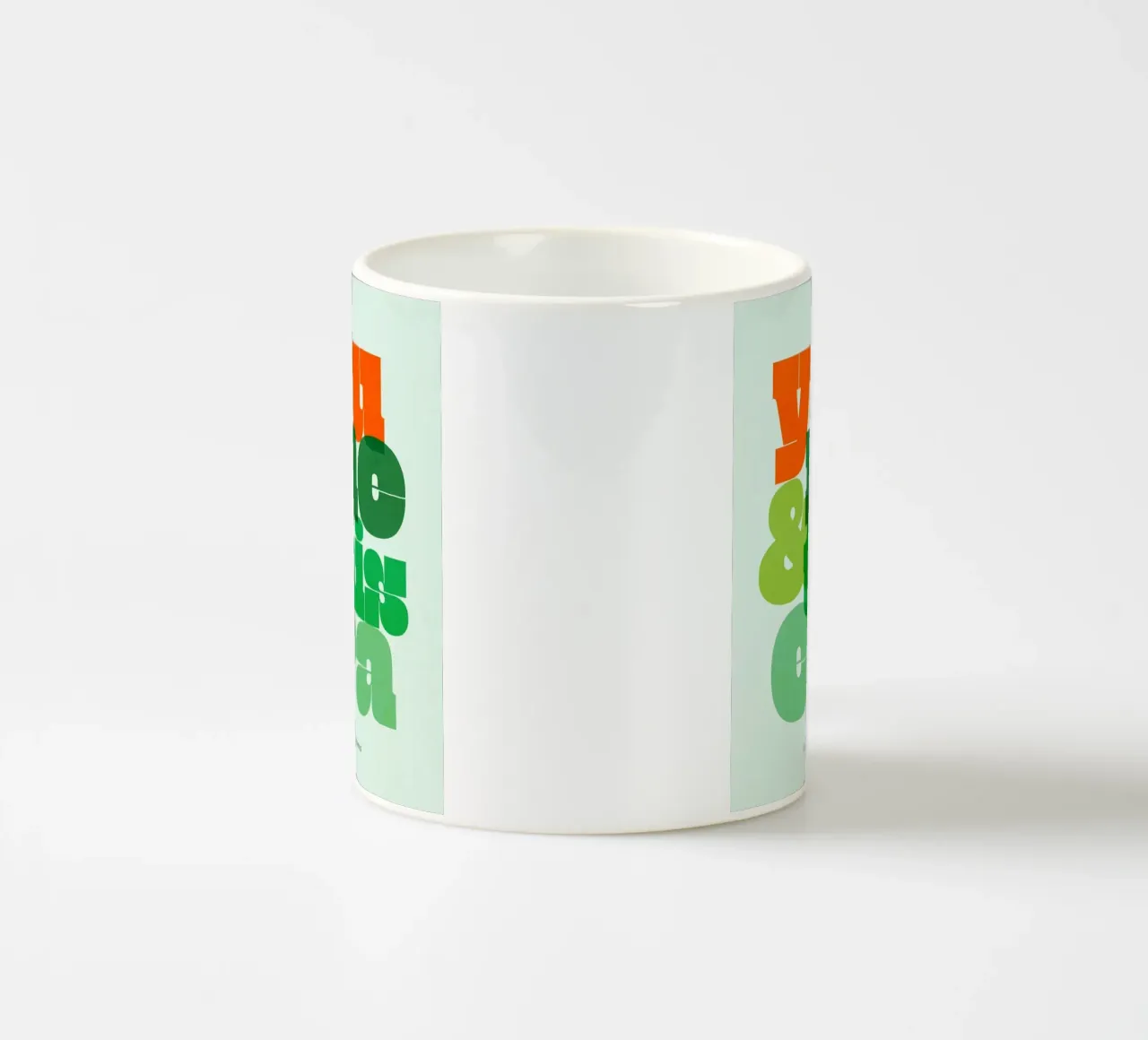 Tu, io e quest'epoca - Tipografia retro Dopamina tazza in ceramica da Dominique Vari Words