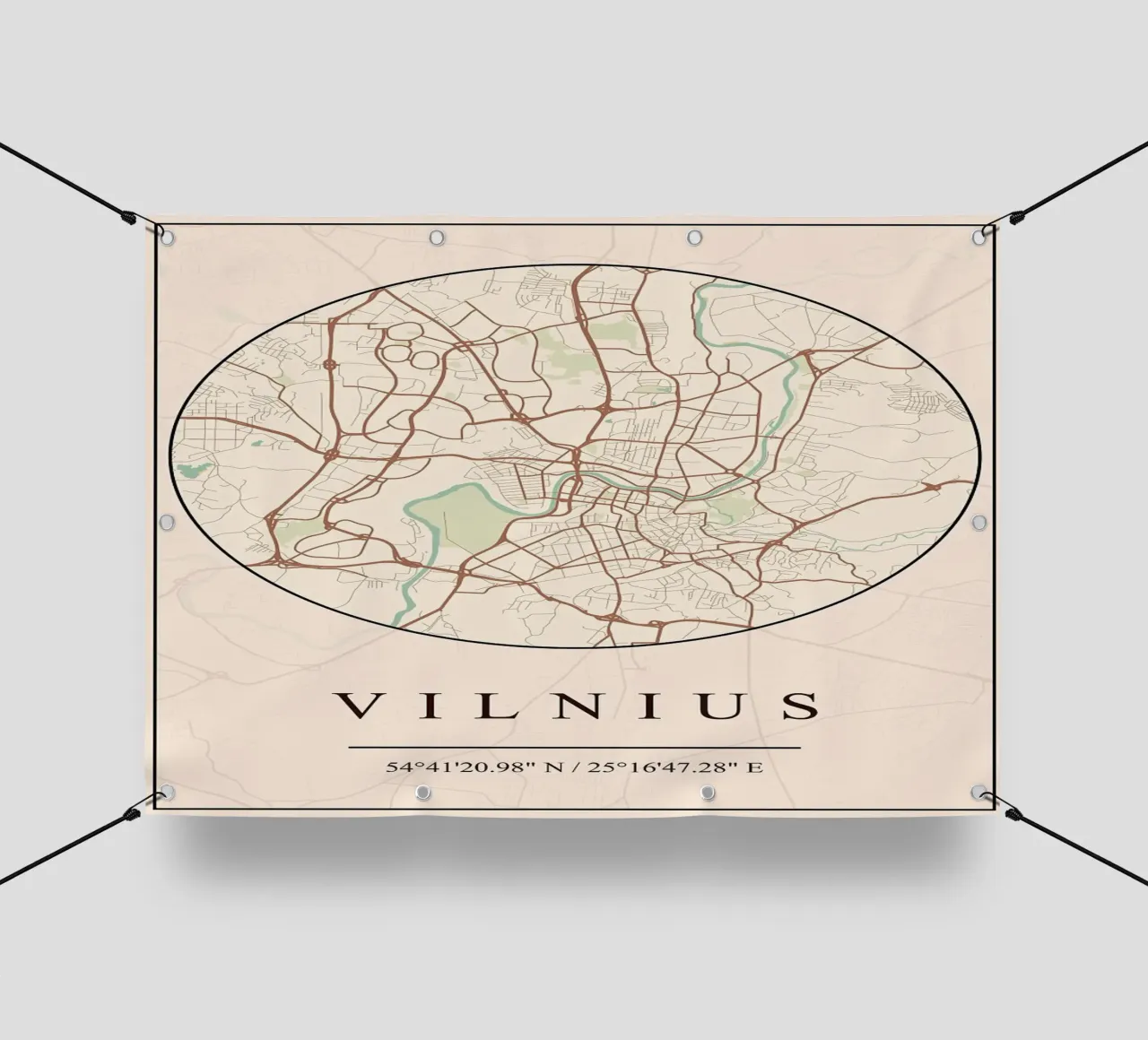 VILNIUS telo in pvc da mesa