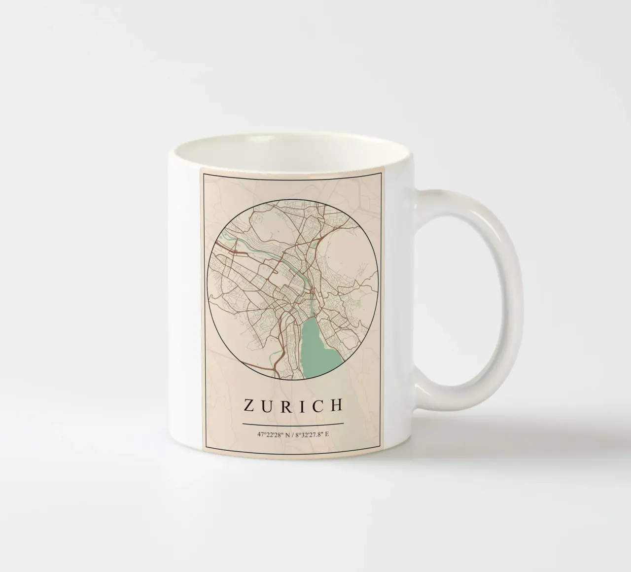 Zurich tazza in ceramica da mesa