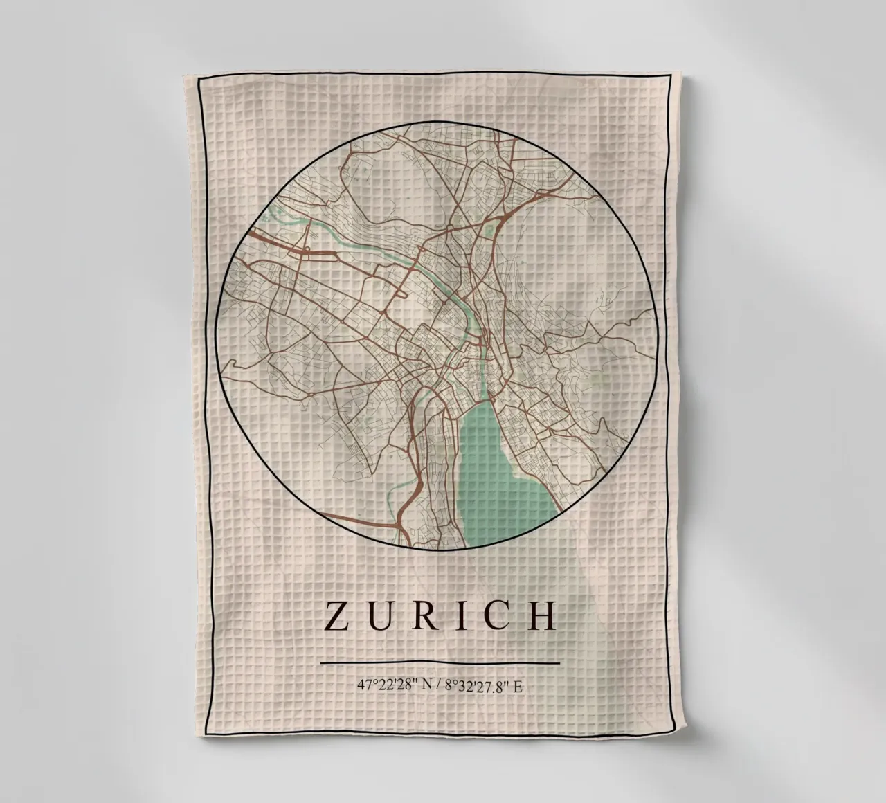 Zurich canovaccio da cucina da mesa