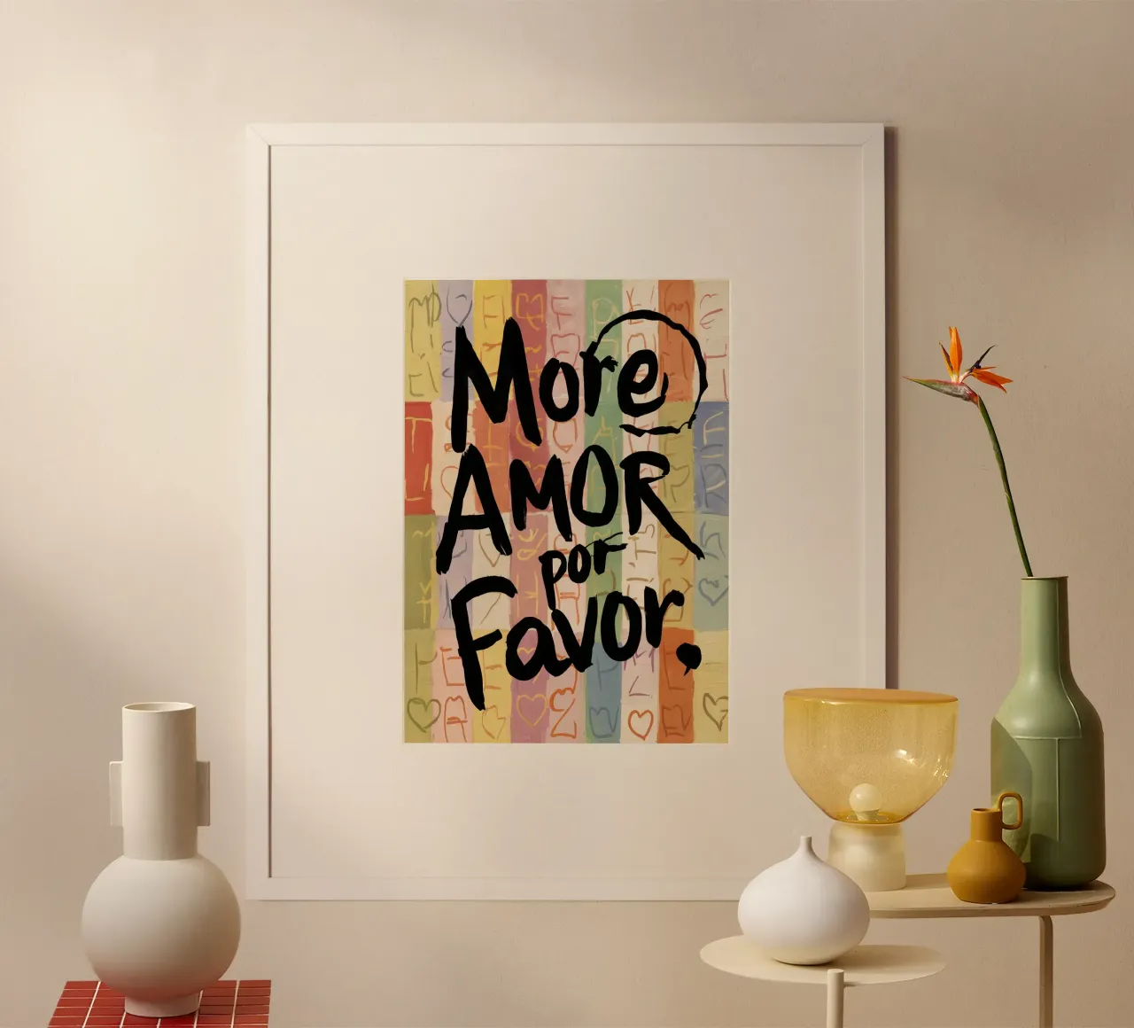 Più amore per favore amore carta hahnemühle da Charlotte Gagnon