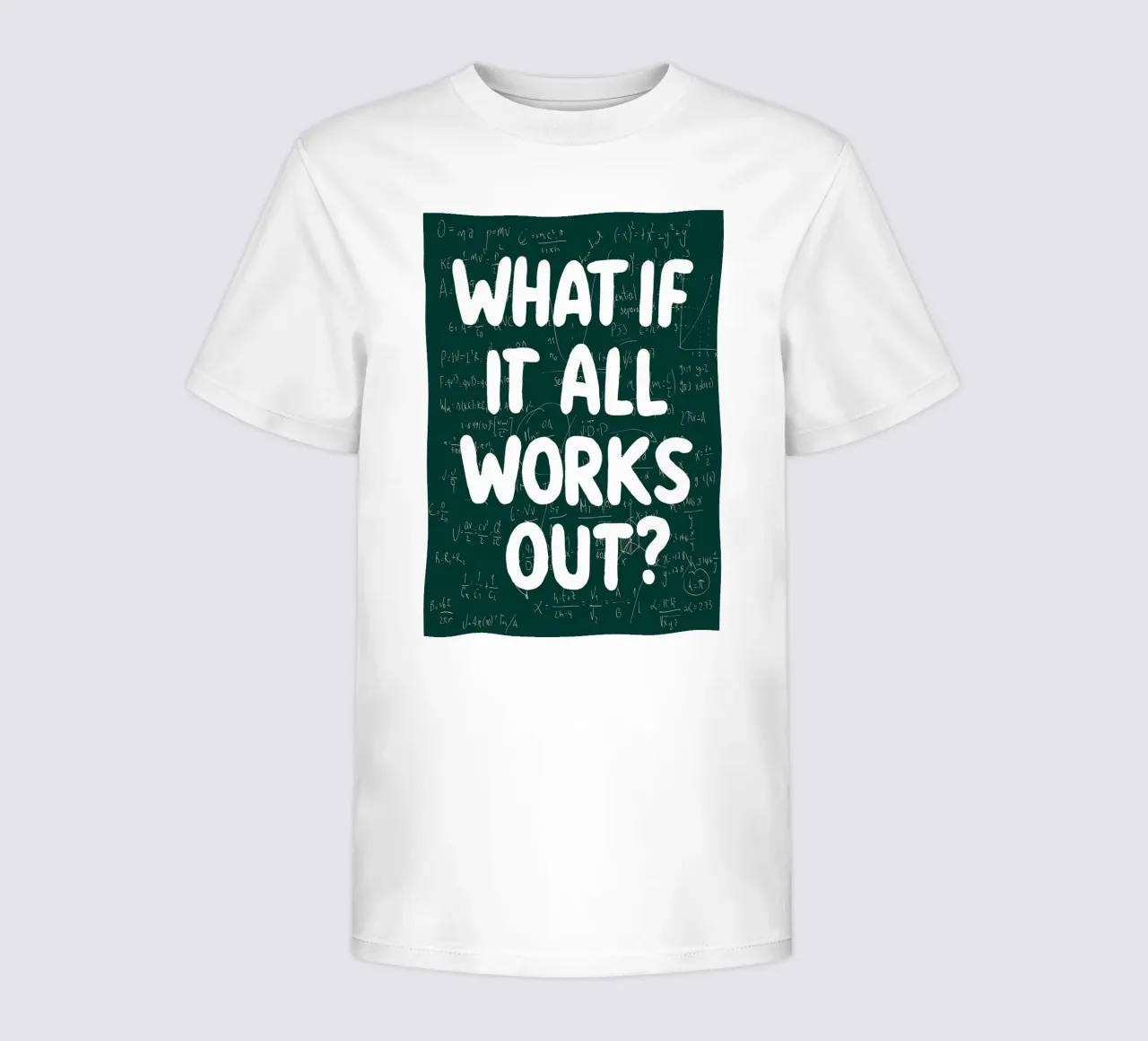 What If It All Works Out Problem Solver kids t-shirt by Charlotte Gagnon