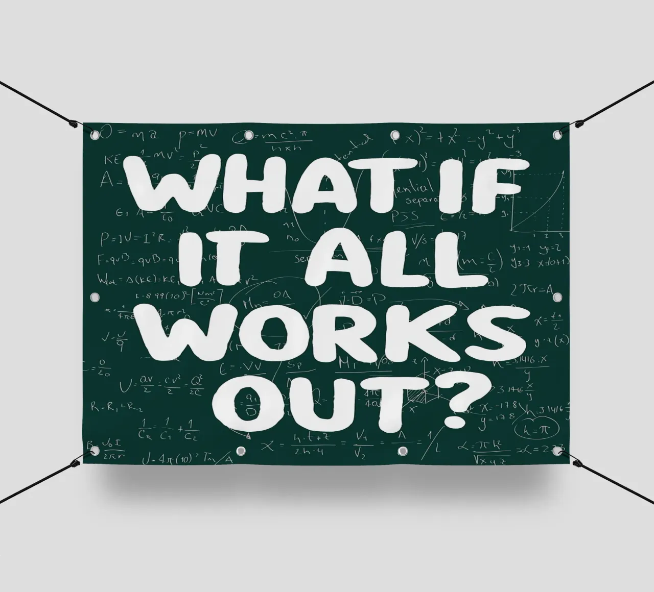 What If It All Works Out Problem Solver pvc cover by Charlotte Gagnon