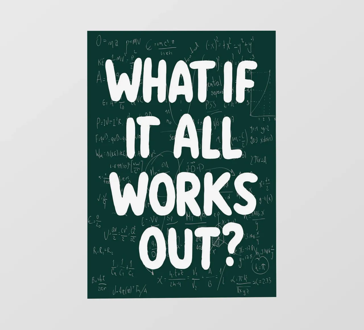 What If It All Works Out Problem Solver pvc cover by Charlotte Gagnon