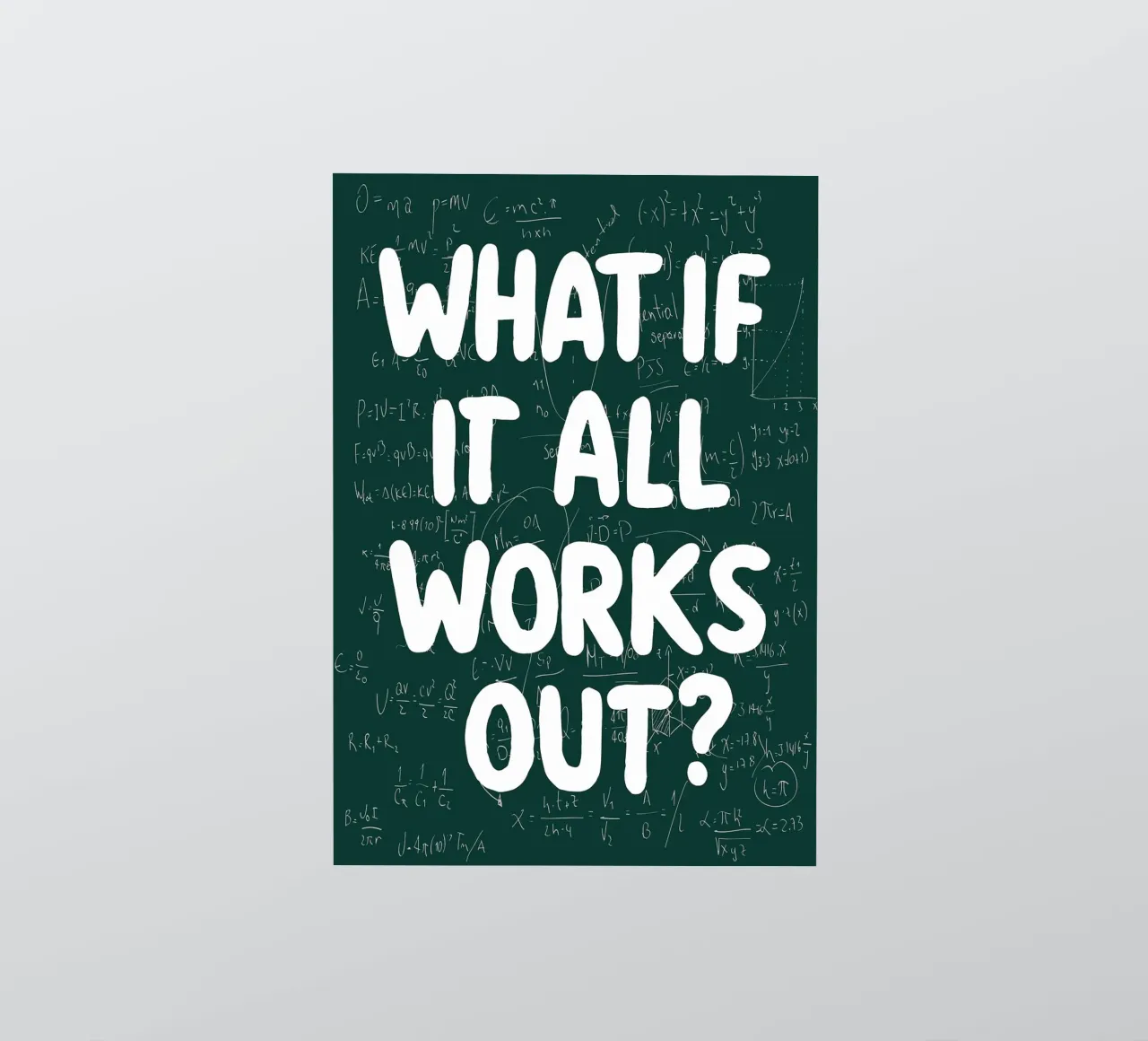 What If It All Works Out Problem Solver sticker by Charlotte Gagnon