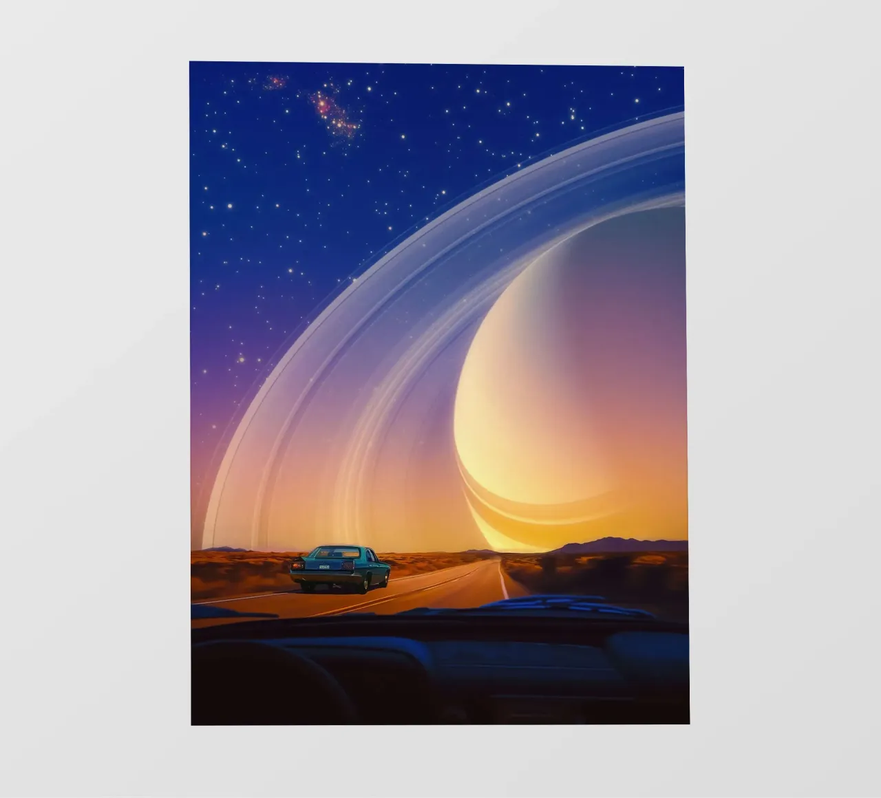 Viaggio cosmico telo in pvc da Lois