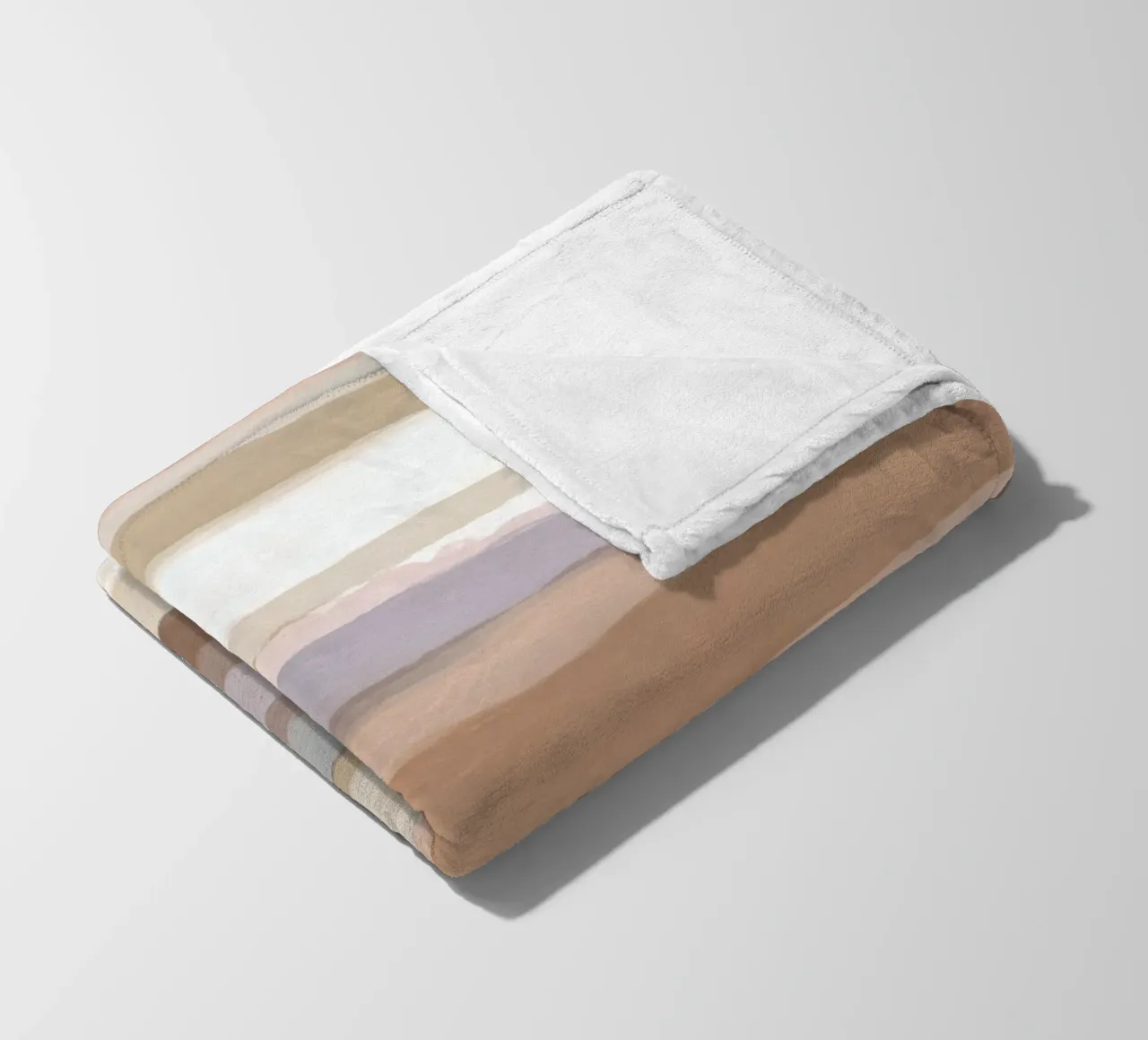 Strips 4A | Warm Neutral Pastels coperta in pile da sabidussi