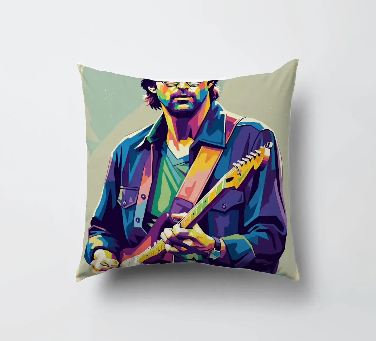Erick Clapton pop art cuscino da Hantamrata