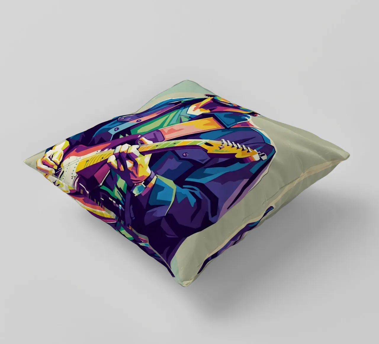 Erick Clapton pop art cuscino da Hantamrata