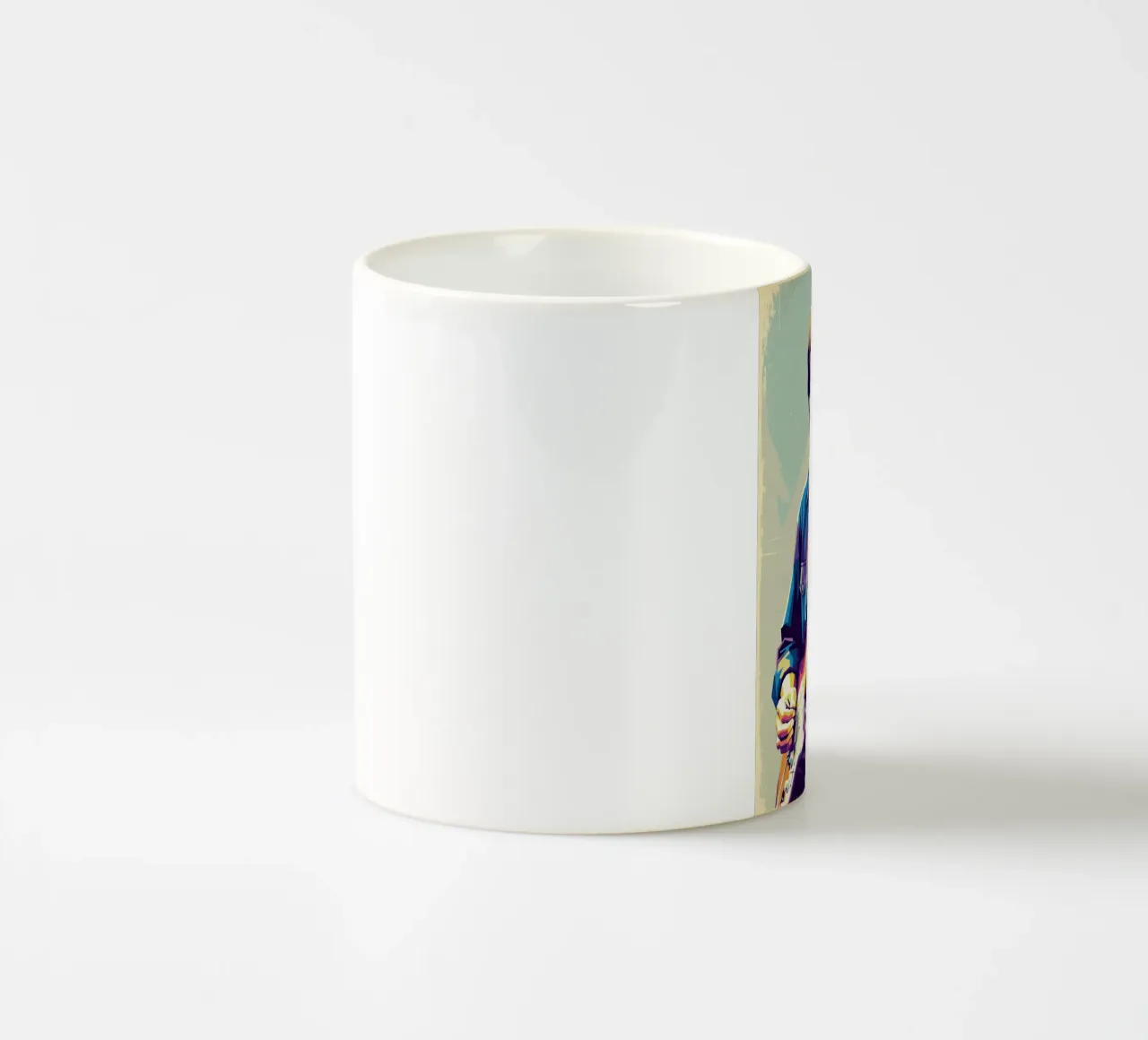 Erick Clapton pop art tazza in ceramica da Hantamrata