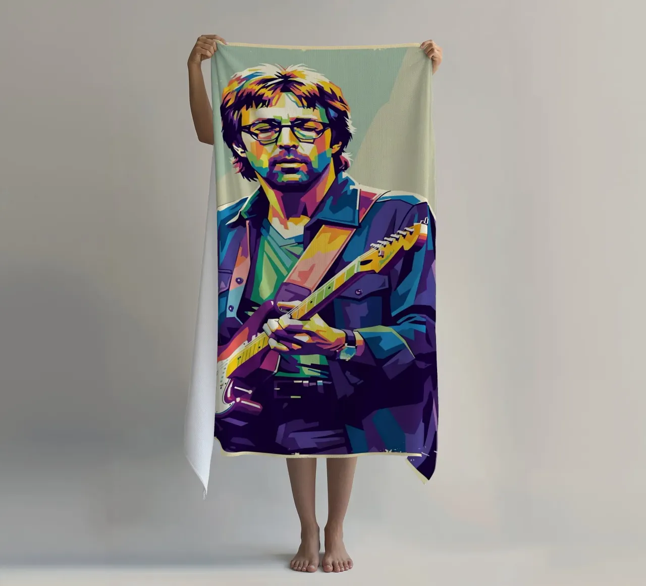 Erick Clapton pop art telo mare da Hantamrata