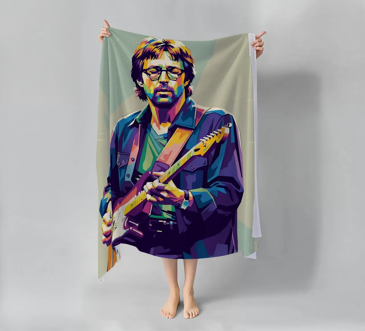 Erick Clapton pop art telo mare da Hantamrata
