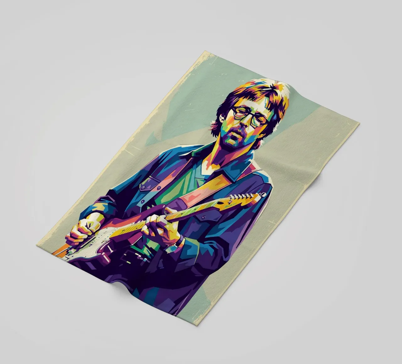 Erick Clapton pop art telo mare da Hantamrata