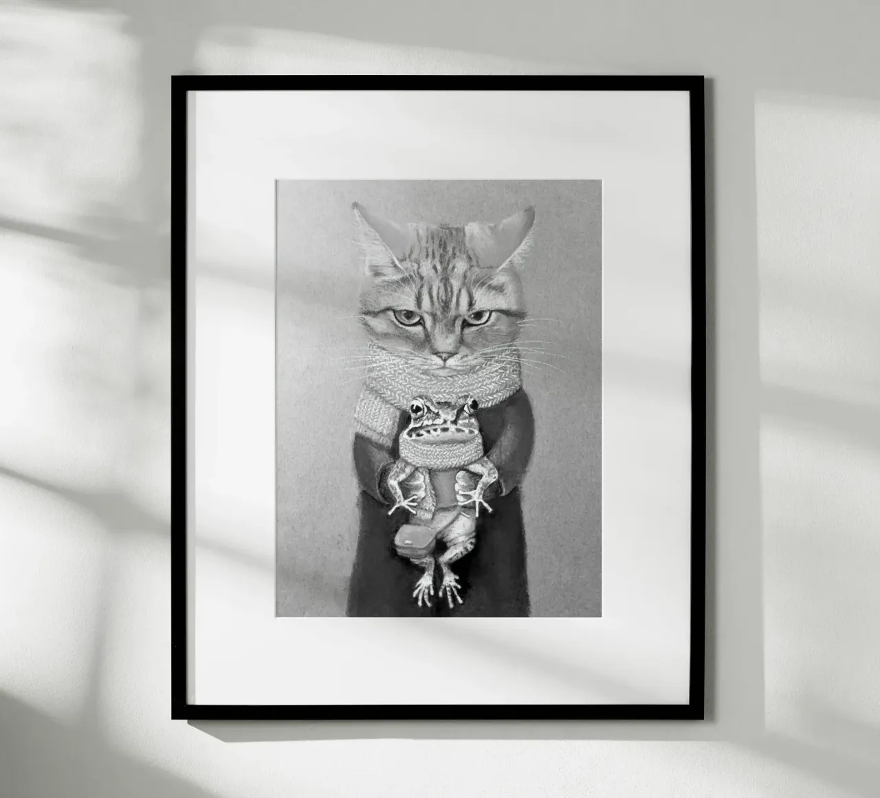 shadow cat frog carta hahnemühle da ryan