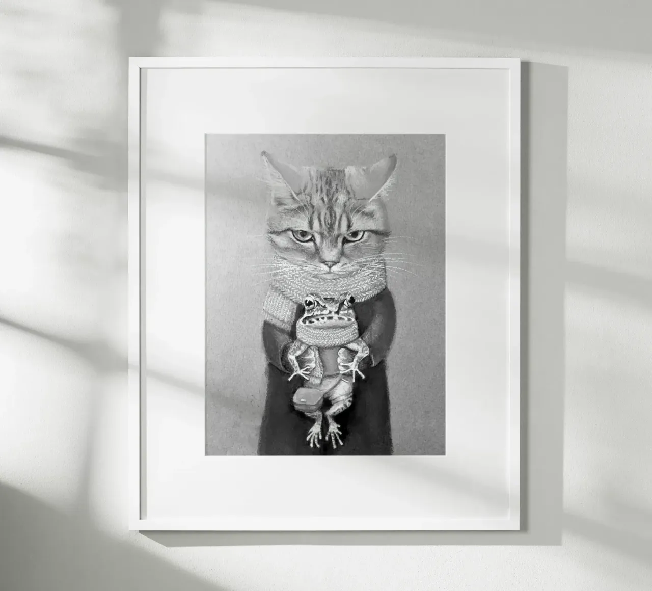 shadow cat frog carta hahnemühle da ryan