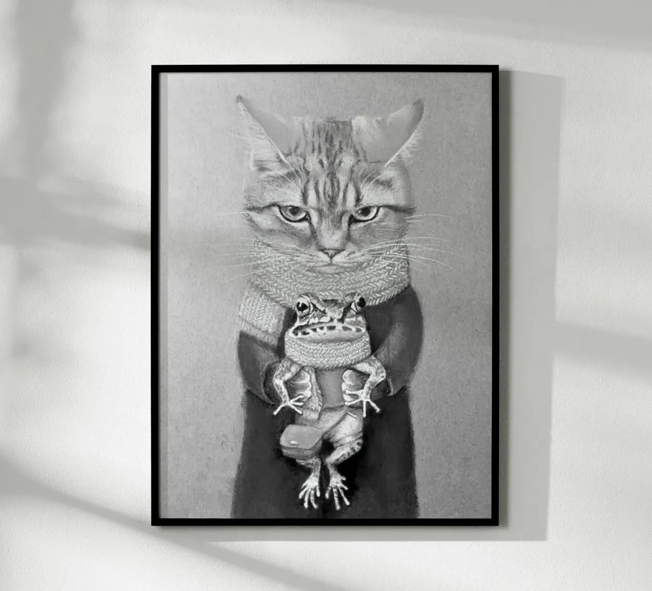 shadow cat frog carta hahnemühle da ryan