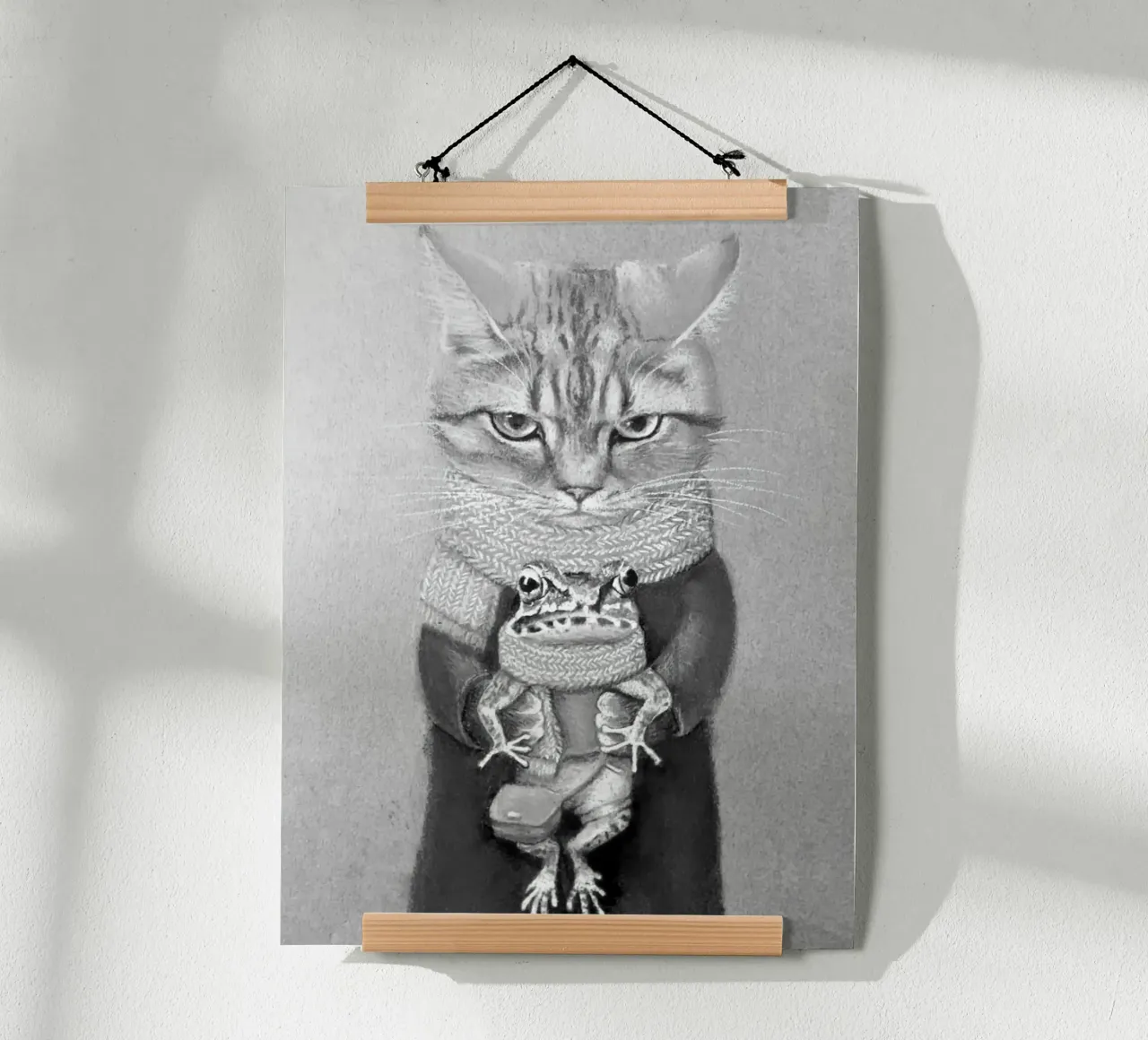 shadow cat frog carta hahnemühle da ryan