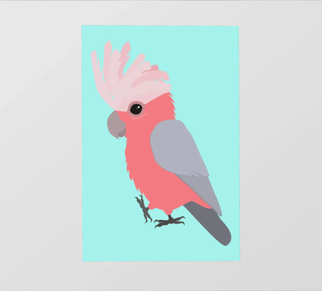 Cacatua Galah pellicola backlit da BwiseLizzy
