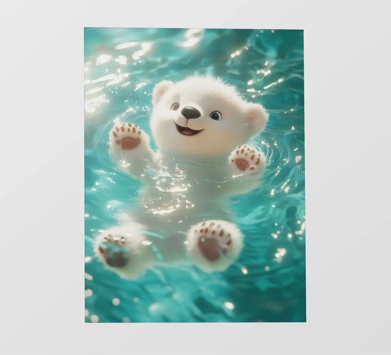 kitty in water telo in pvc da ryan